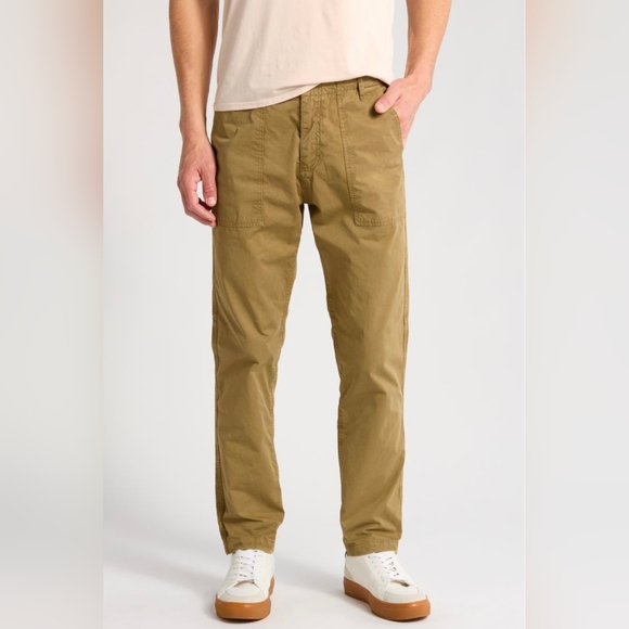 AG AdrianoGoldschmeid Tan Clyfton Fatigue Relaxed Tapered Utility Pants 32 NWT - Picture 1 of 9